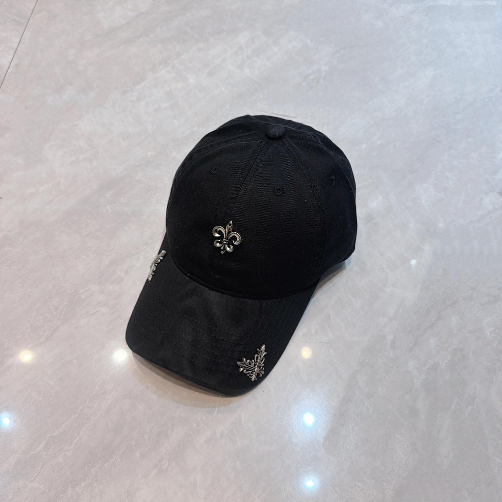 Chrome Hearts Cross‑Patch Baseball Cap