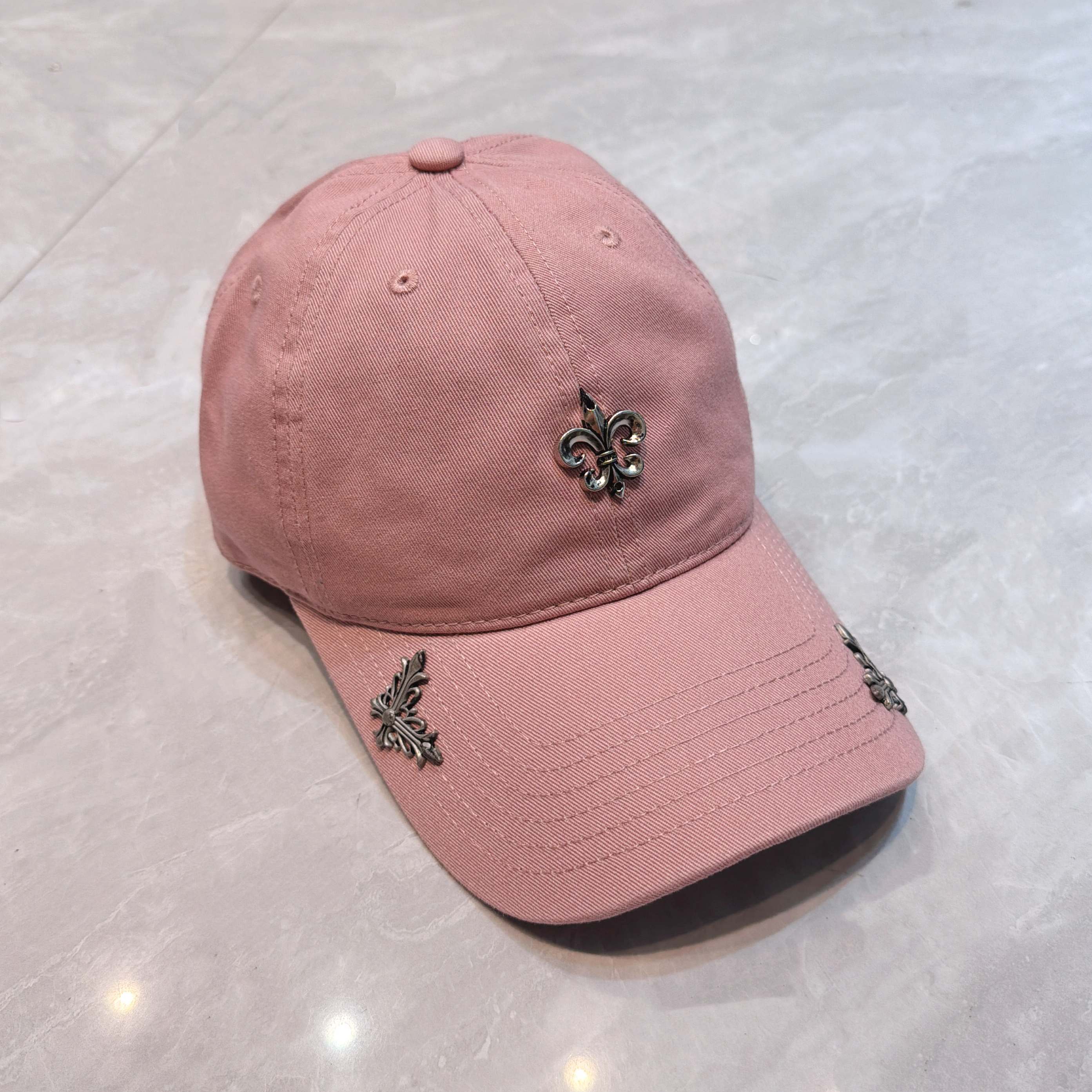 Chrome Hearts Cross‑Patch Baseball Cap