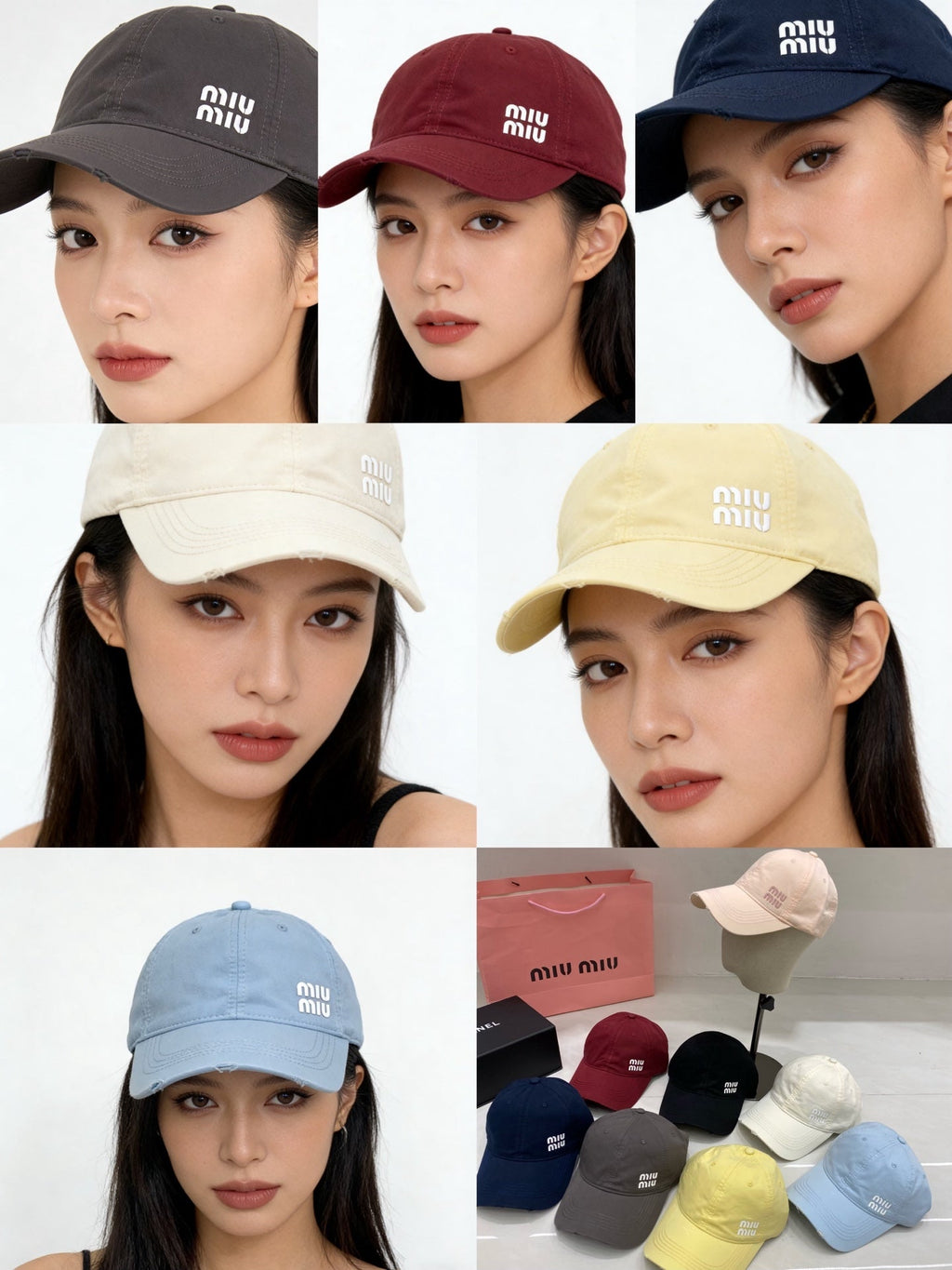 Miu Miu Logo Baseball Cap