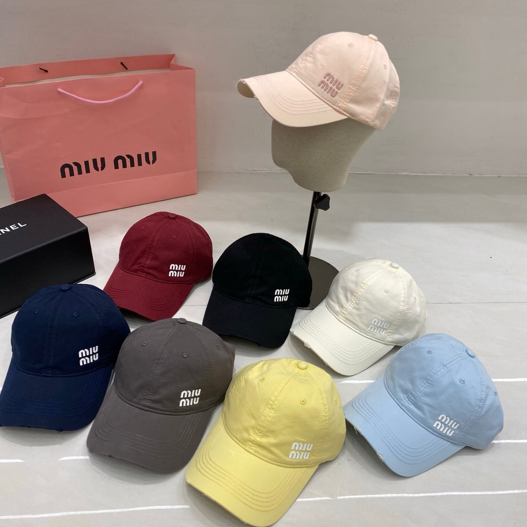 Miu Miu Logo Baseball Cap