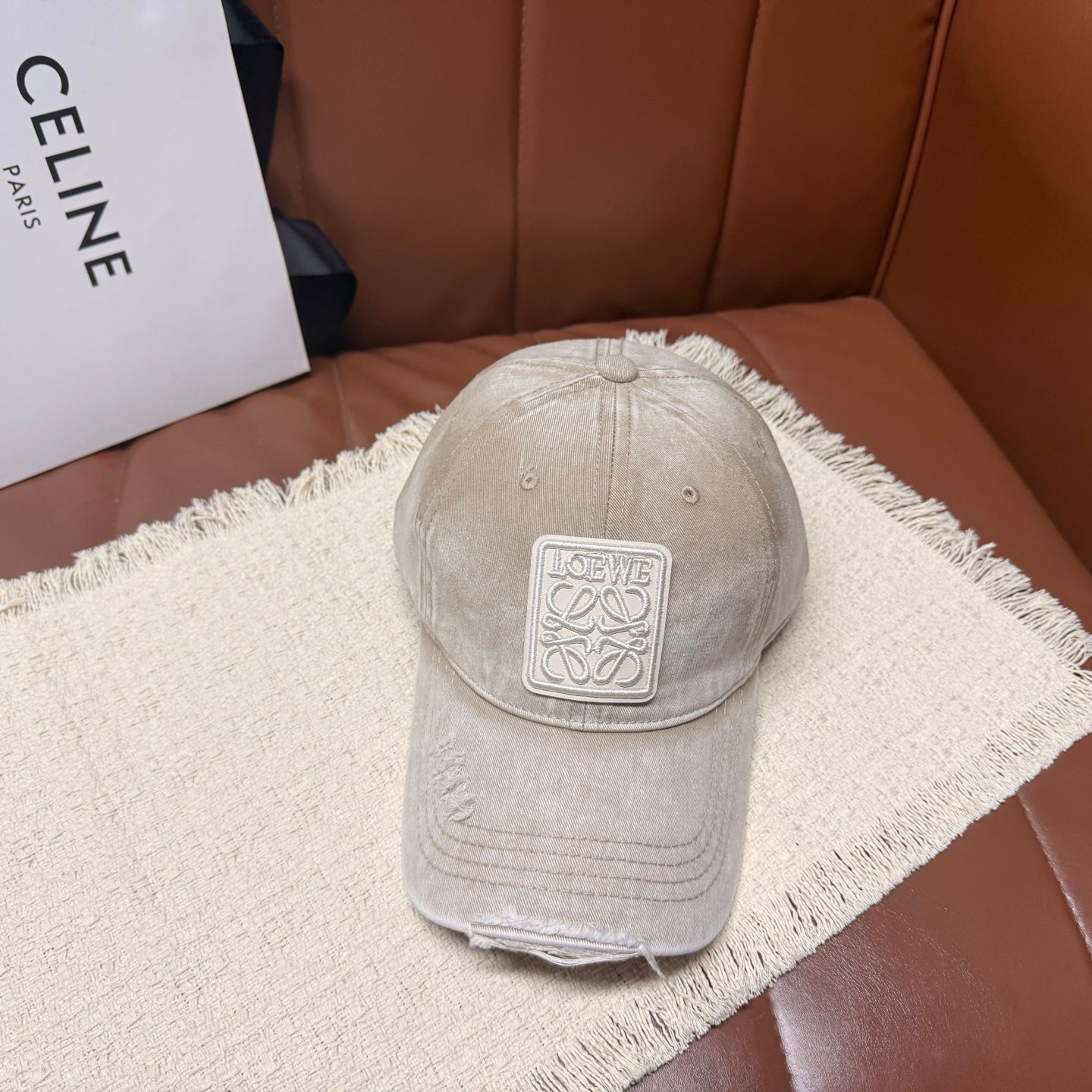 LV Washed Baseball Cap Details Baseball Cap