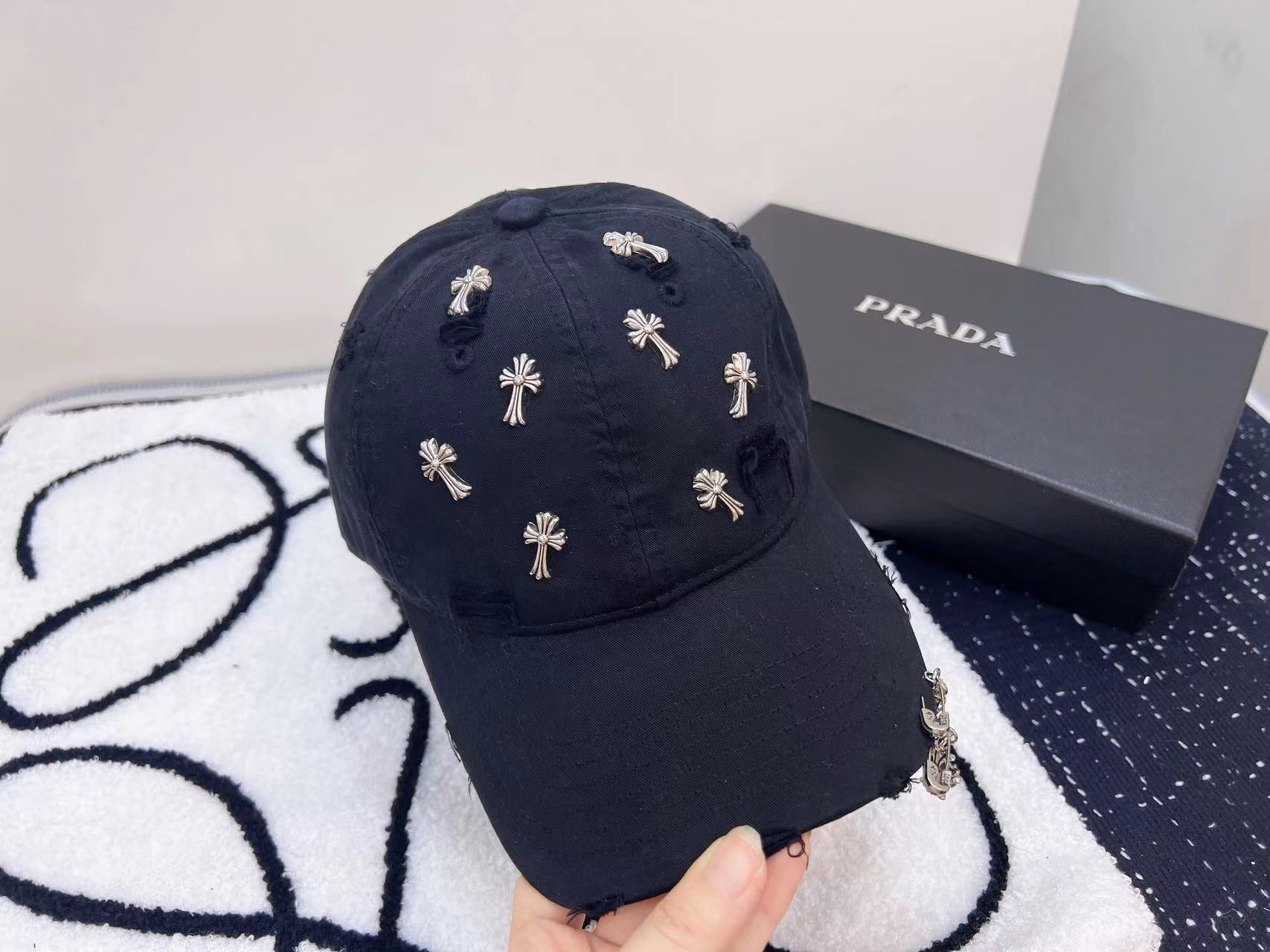 ❤Chrome Hearts New Baseball Cap Details Baseball Cap