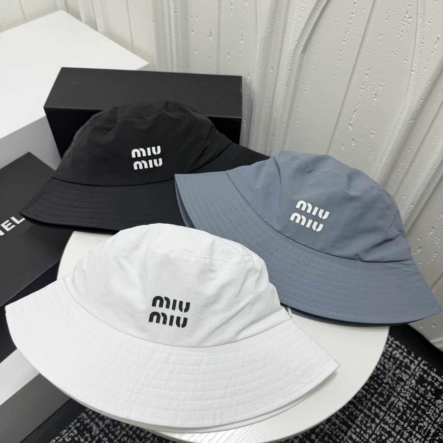 MiuMiu Macaron Color Series Quick-Drying Fisherman Hat