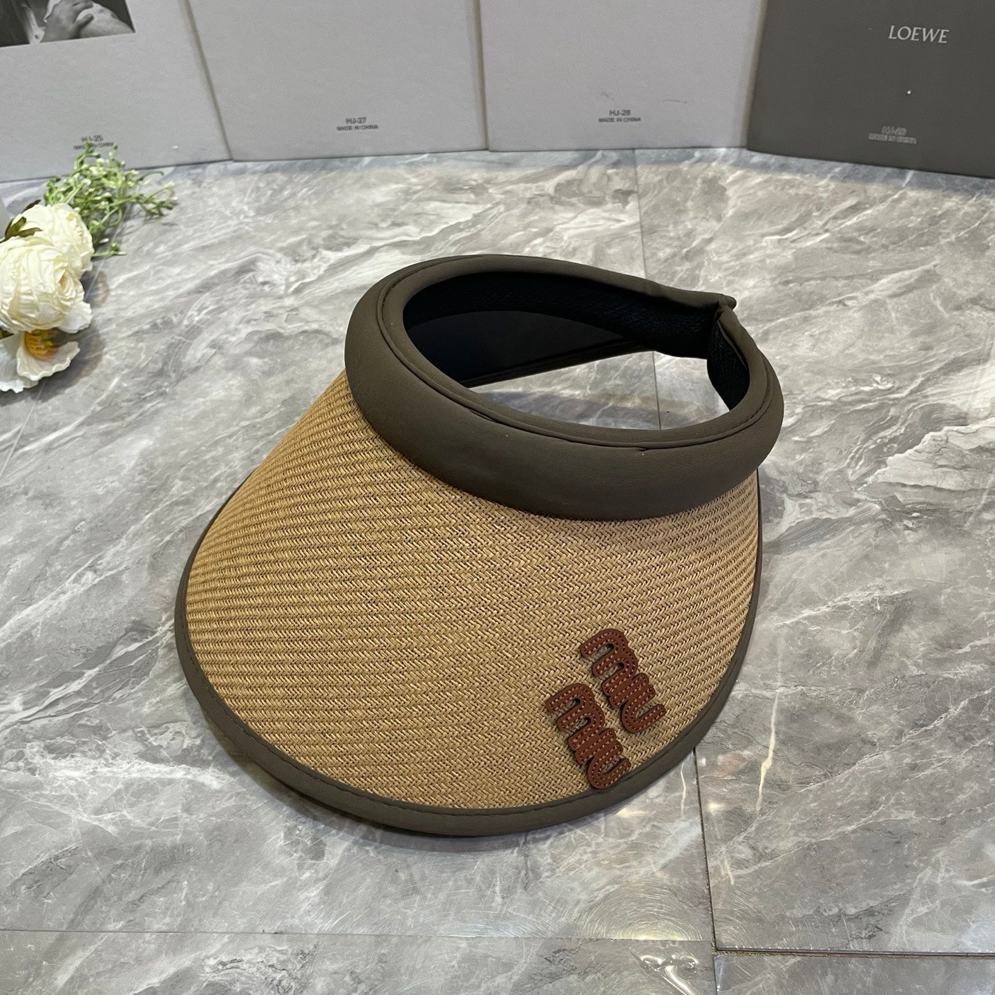 MiuMiu Open-top sun hat