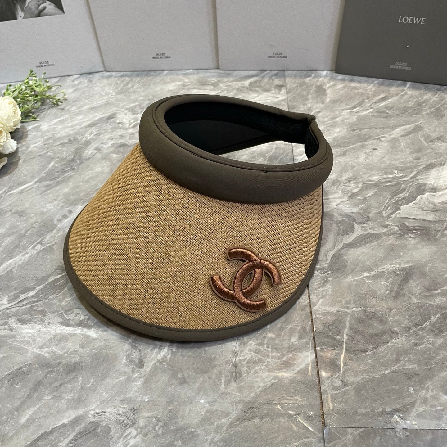 Chanel Open-top sun hat